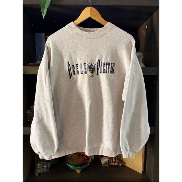 Vintage 90s Y2K Ocean Pacific OP Crewneck Sweatshirt Size Medium - Picture 1 of 5